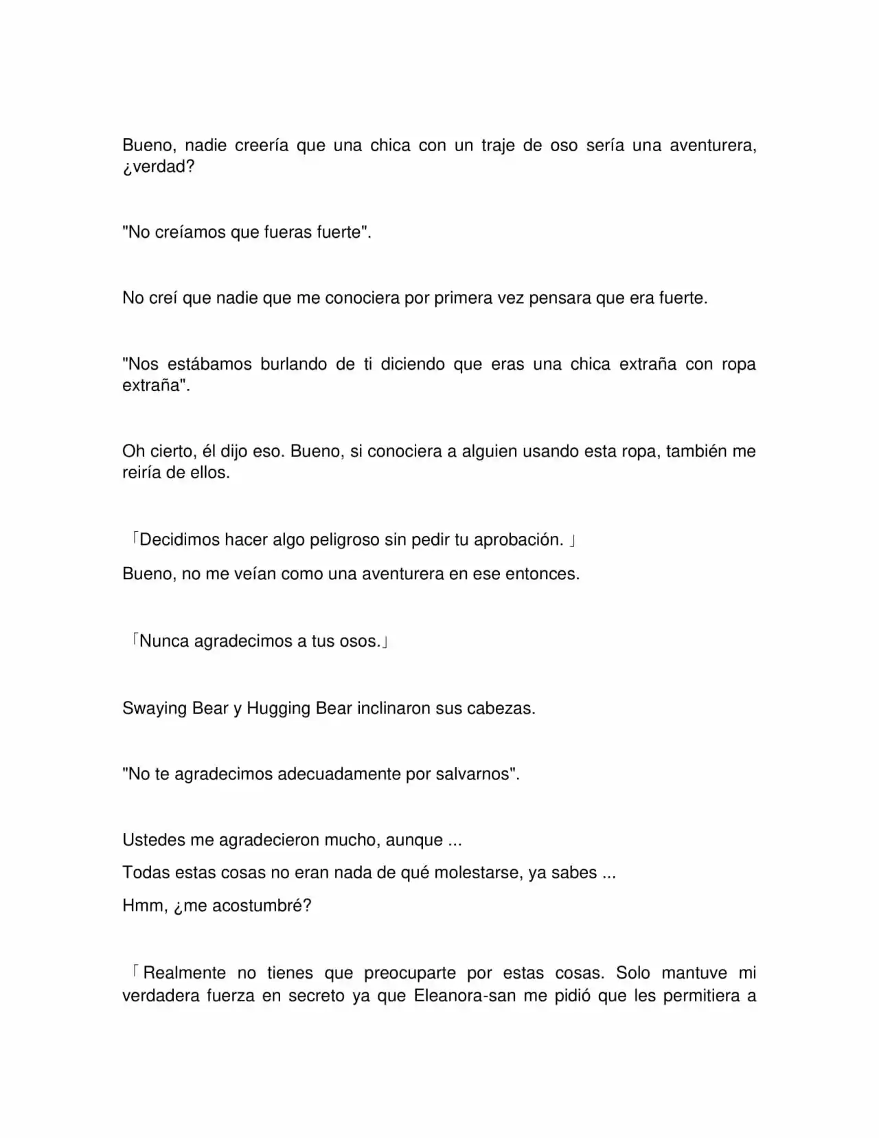 Kuma Kuma Kuma Bear (Novela) (2015) - Capítulo 124 - Página 4 - LectorTMOo