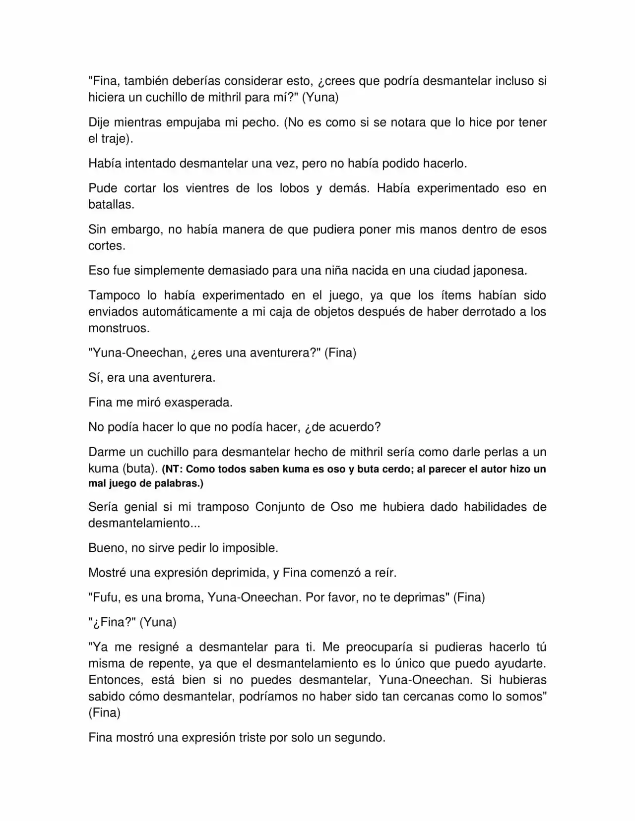 Kuma Kuma Kuma Bear (Novela) (2015) - Capítulo 150 - Página 7 - LectorTMOo