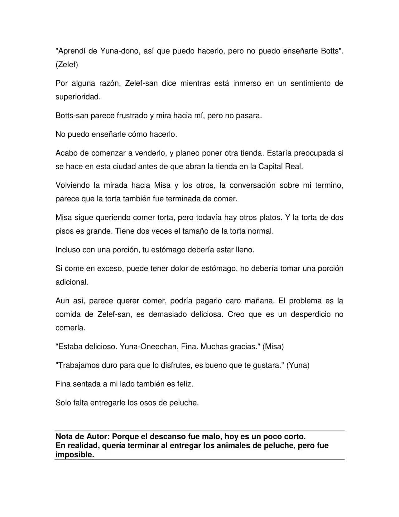Kuma Kuma Kuma Bear (Novela) (2015) - Capítulo 190 - Página 8 - LectorTMOo