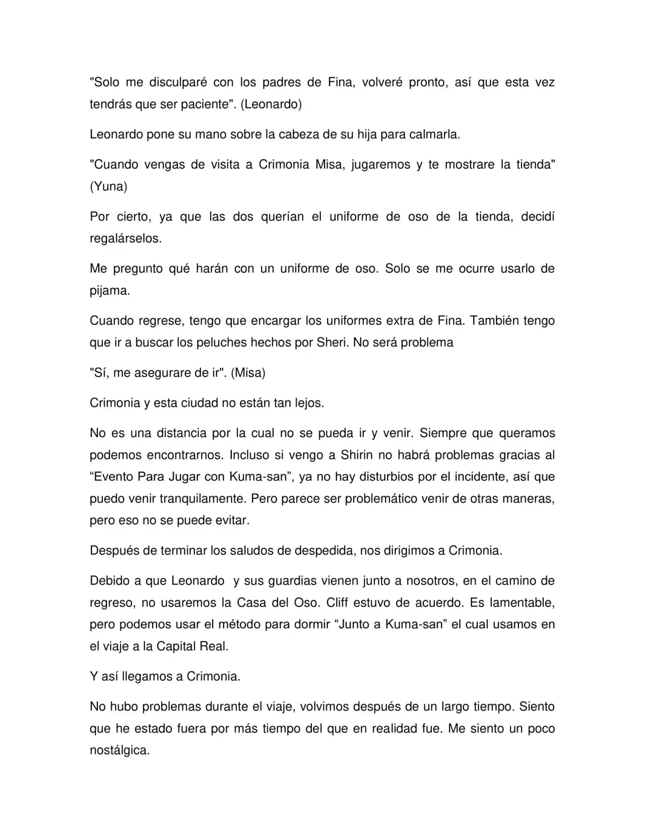 Kuma Kuma Kuma Bear (Novela) (2015) - Capítulo 199 - Página 4 - LectorTMOo