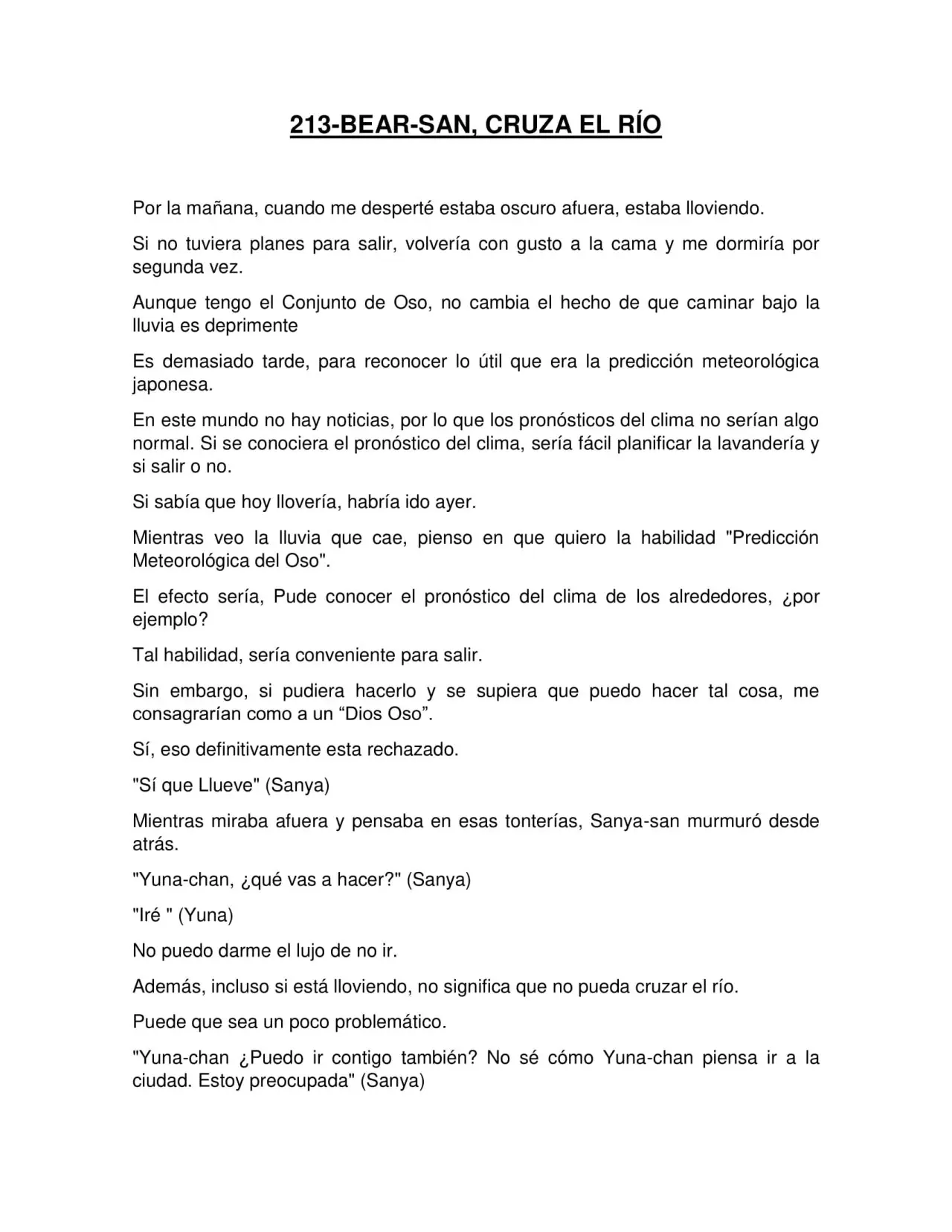 Kuma Kuma Kuma Bear (Novela) (2015) - Capítulo 213 - Página 1 - LectorTMOo