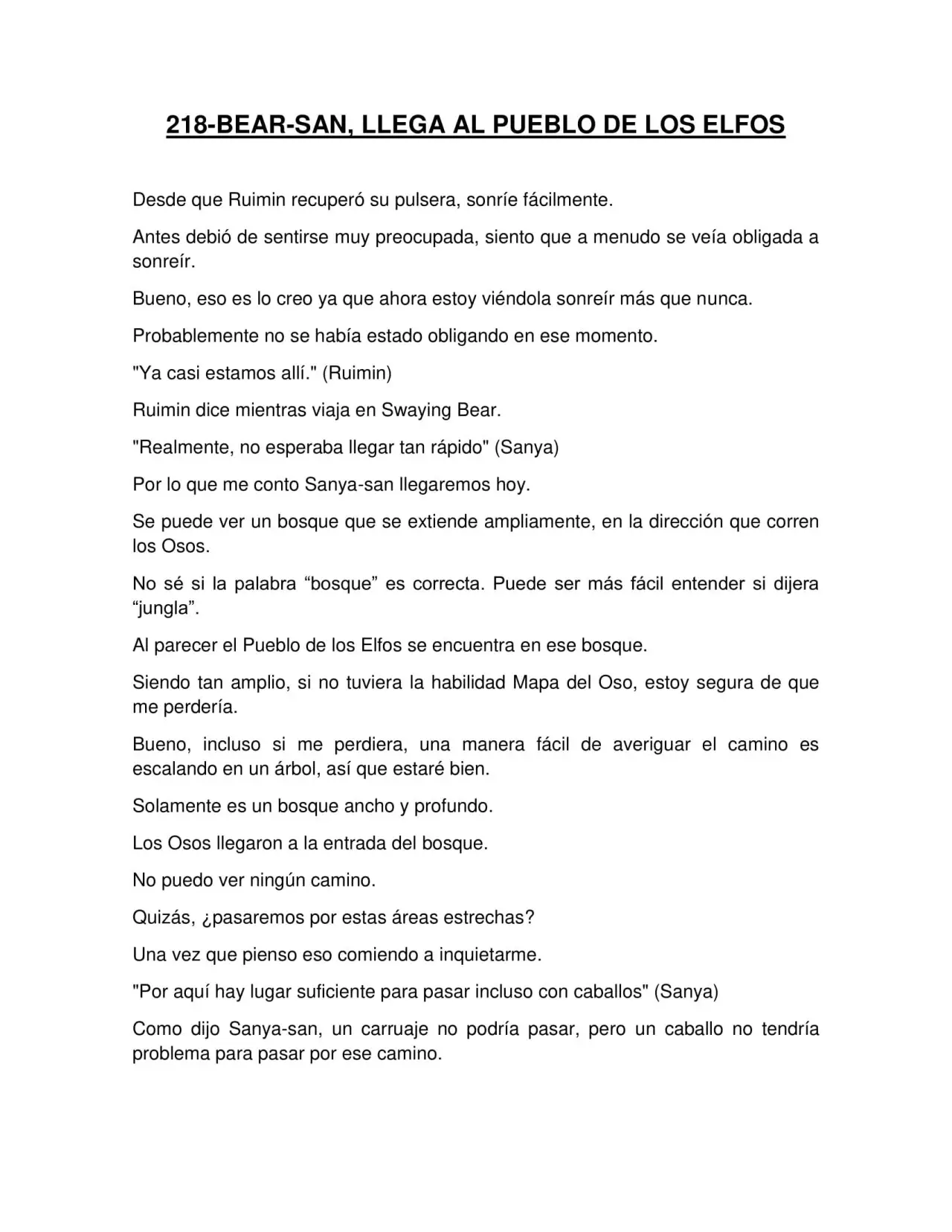 Kuma Kuma Kuma Bear (Novela) (2015) - Capítulo 218 - Página 1 - LectorTMOo