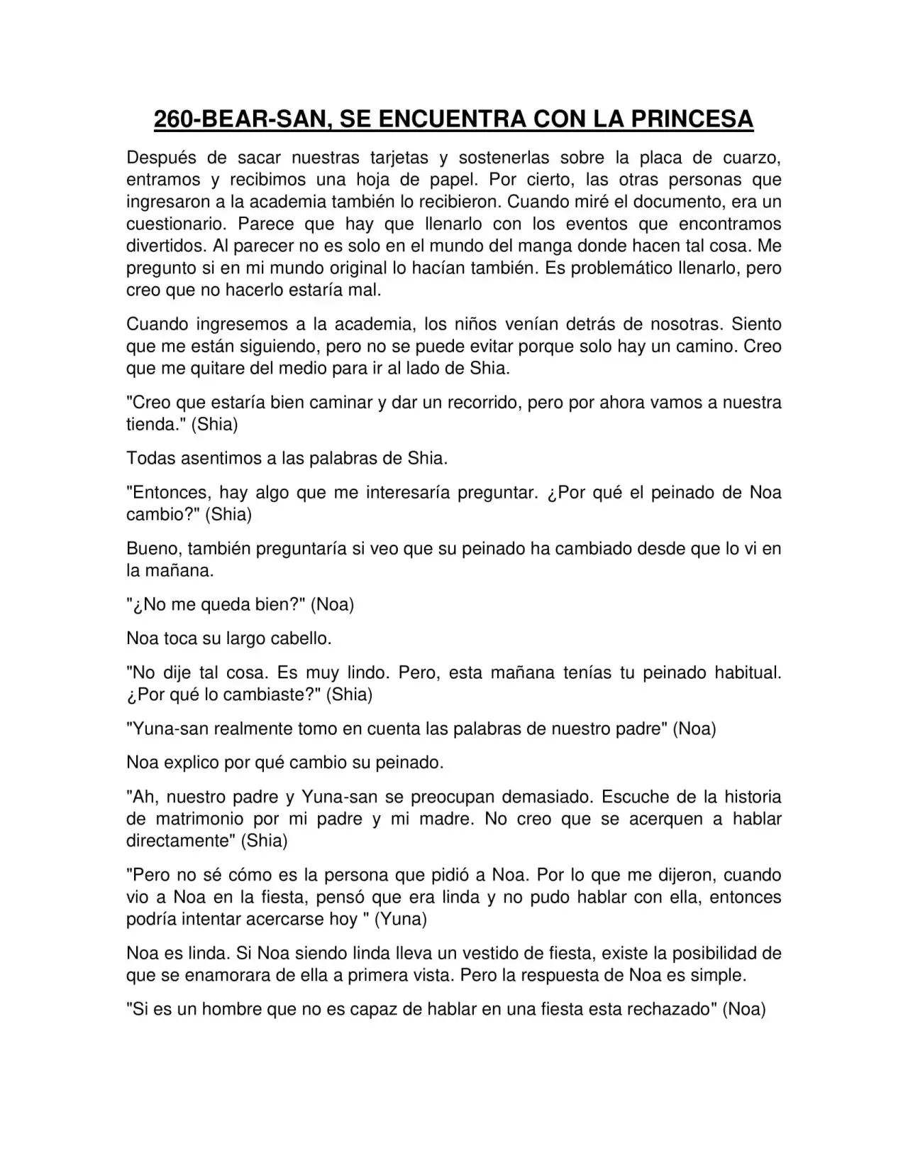Kuma Kuma Kuma Bear (Novela) (2015) - Capítulo 260 - Página 1 - LectorTMOo