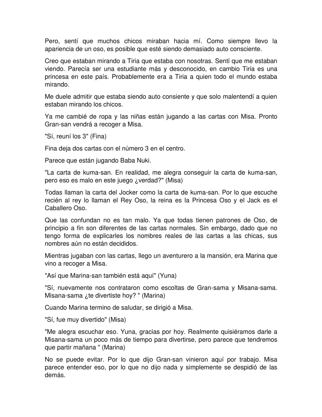 Kuma Kuma Kuma Bear (Novela) (2015) - Capítulo 272 - Página 1 - LectorTMOo