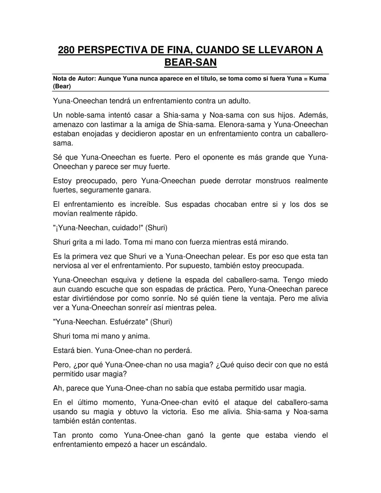 Kuma Kuma Kuma Bear (Novela) (2015) - Capítulo 280 - Página 10 - LectorTMOo