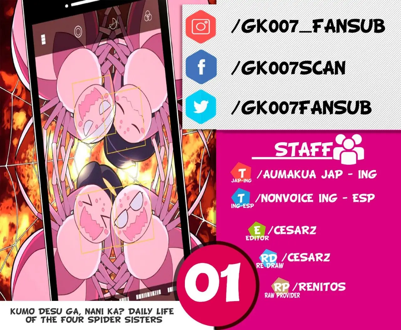 Kumo Desu ga, Nani ka? (2015) - Capítulo 1 - Página 1 - LectorTMOo