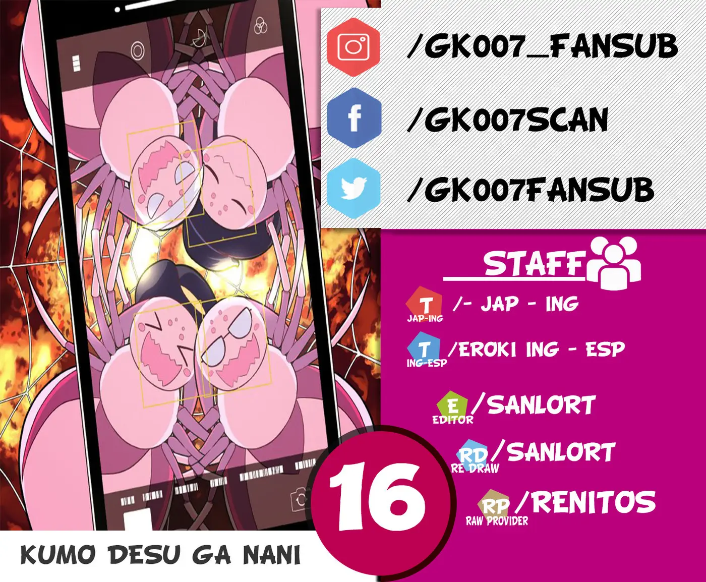 Kumo Desu ga, Nani ka? (2015) - Capítulo 16 - Página 1 - LectorTMOo