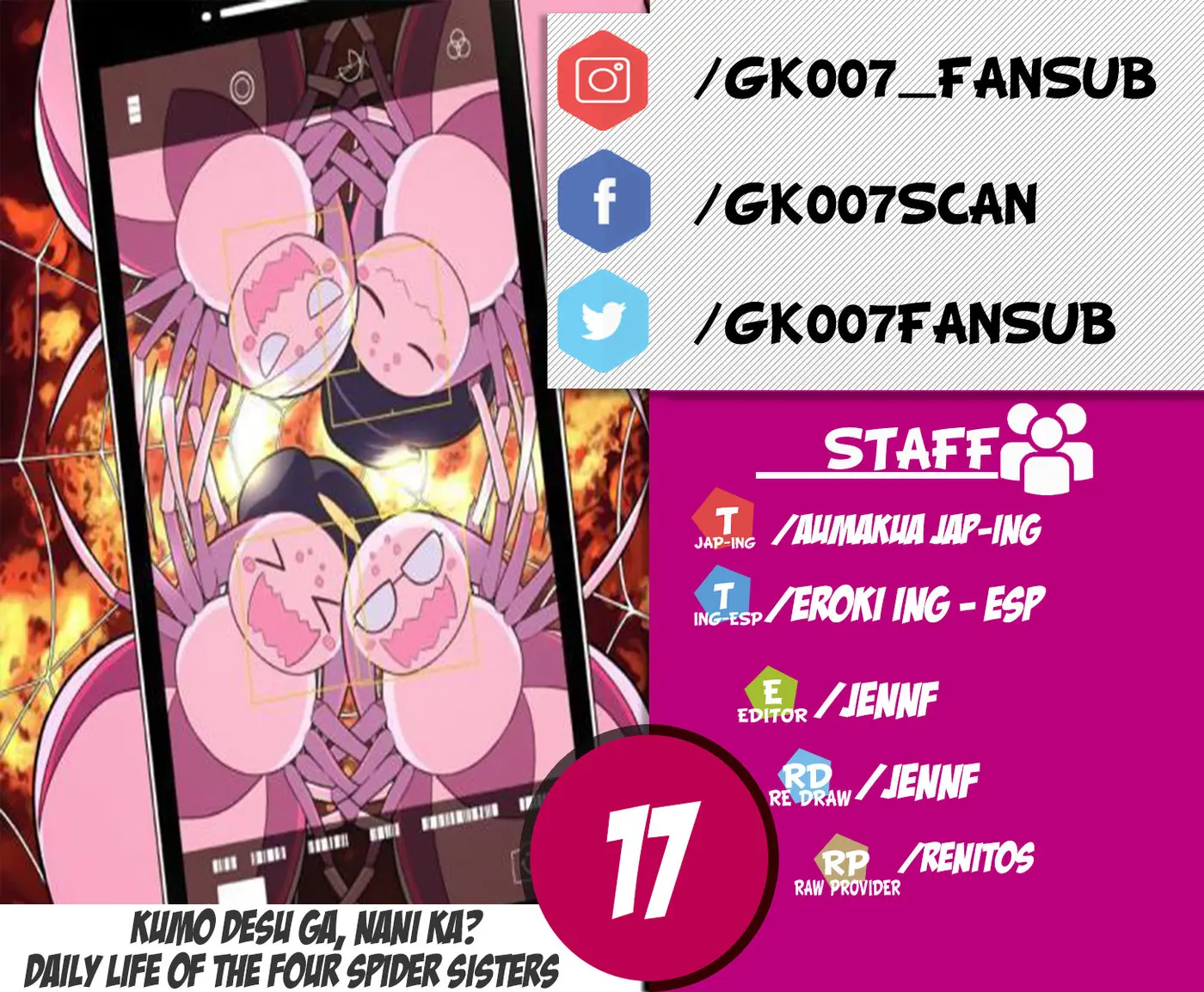 Kumo Desu ga, Nani ka? (2015) - Capítulo 17 - Página 1 - LectorTMOo