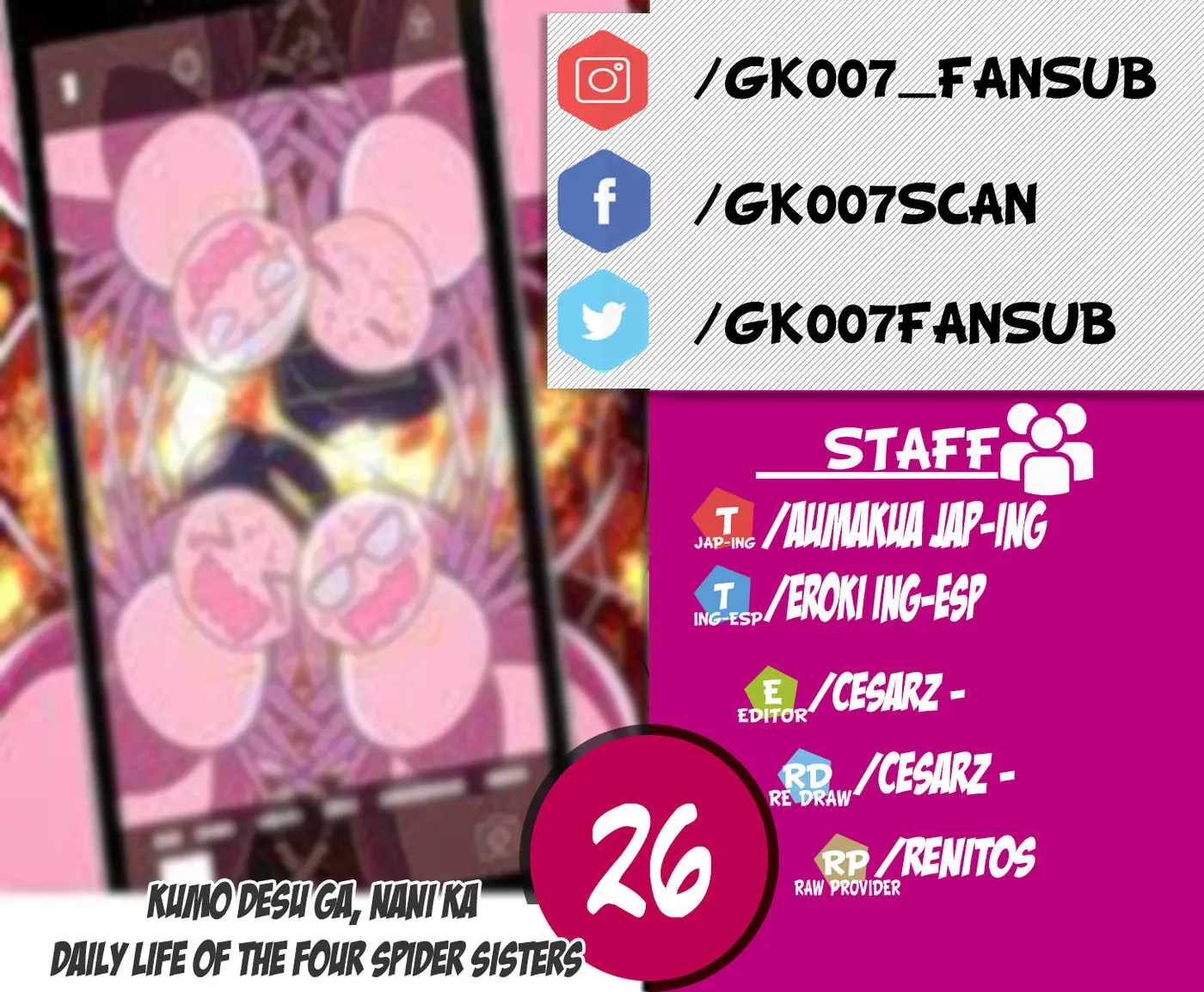 Kumo Desu ga, Nani ka? (2015) - Capítulo 26 - Página 1 - LectorTMOo