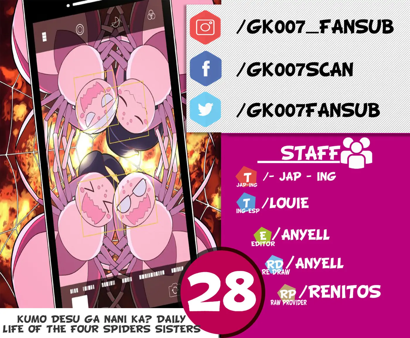 Kumo Desu ga, Nani ka? (2015) - Capítulo 28 - Página 1 - LectorTMOo