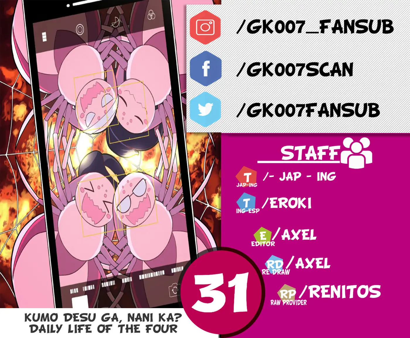 Kumo Desu ga, Nani ka? (2015) - Capítulo 31 - Página 1 - LectorTMOo