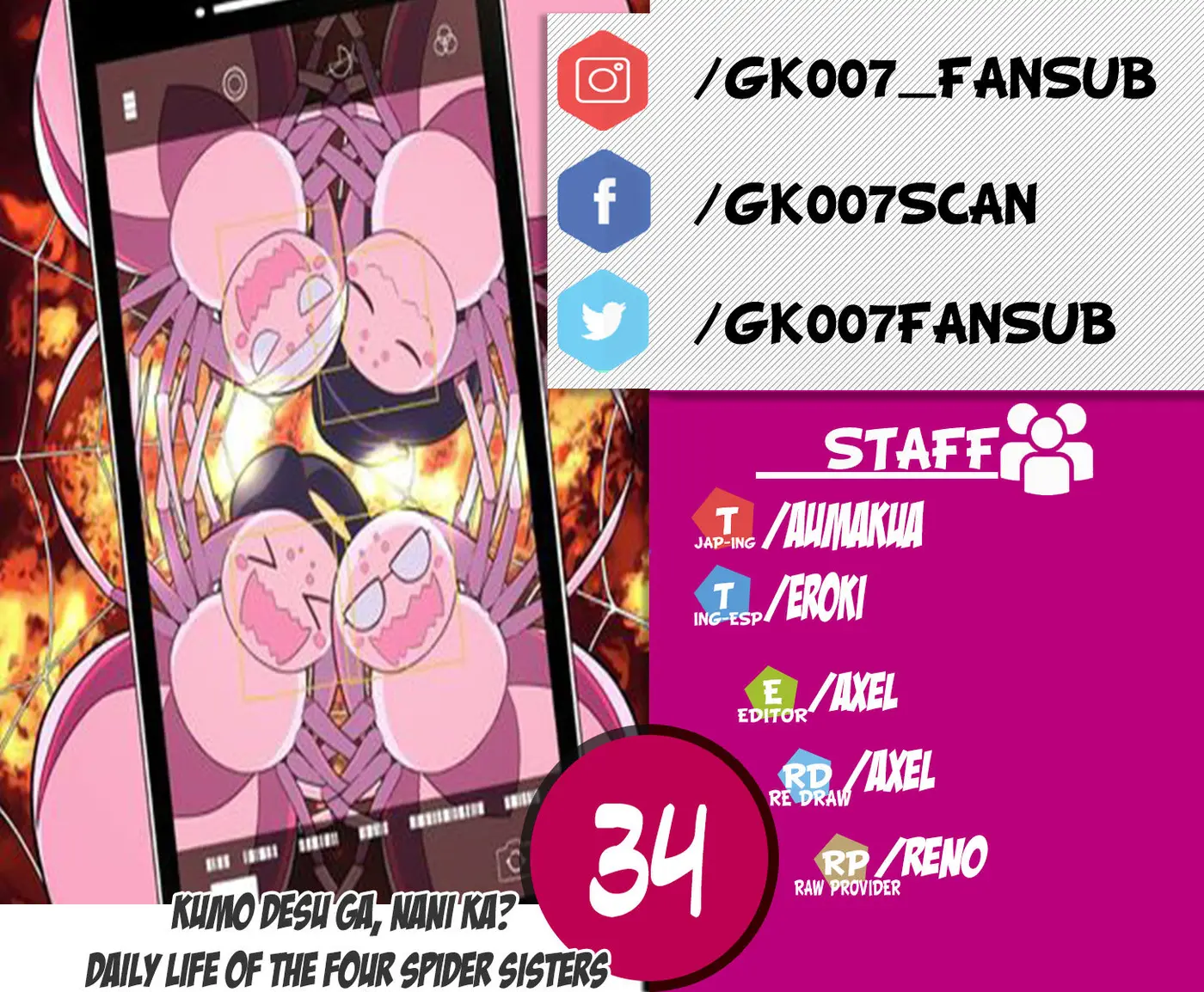 Kumo Desu ga, Nani ka? (2015) - Capítulo 34 - Página 1 - LectorTMOo