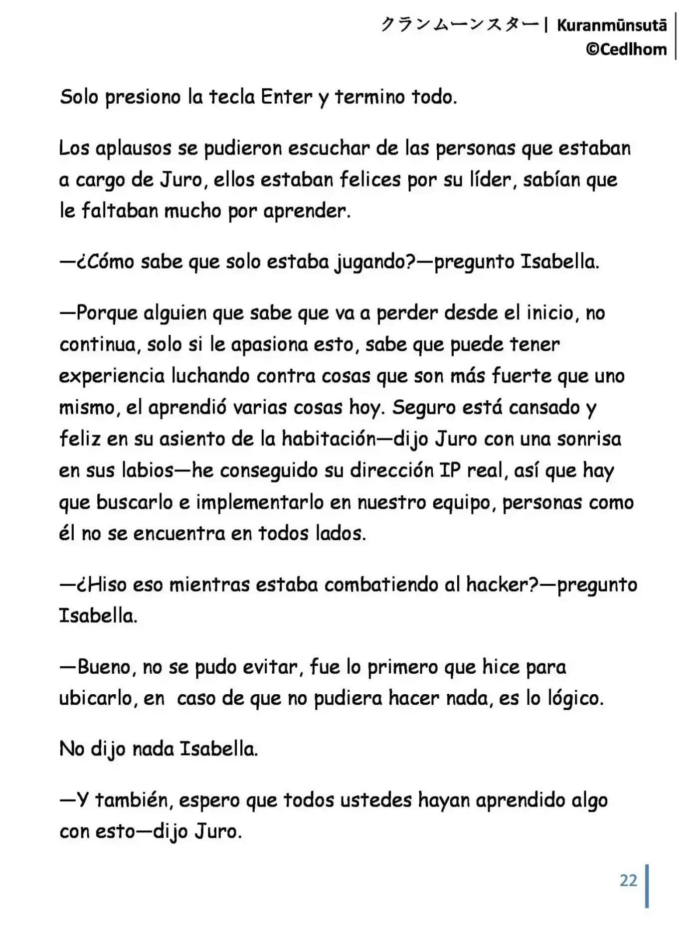 Kuranmūnsutā (2017) - Capítulo 9 - Página 22 - LectorTMOo