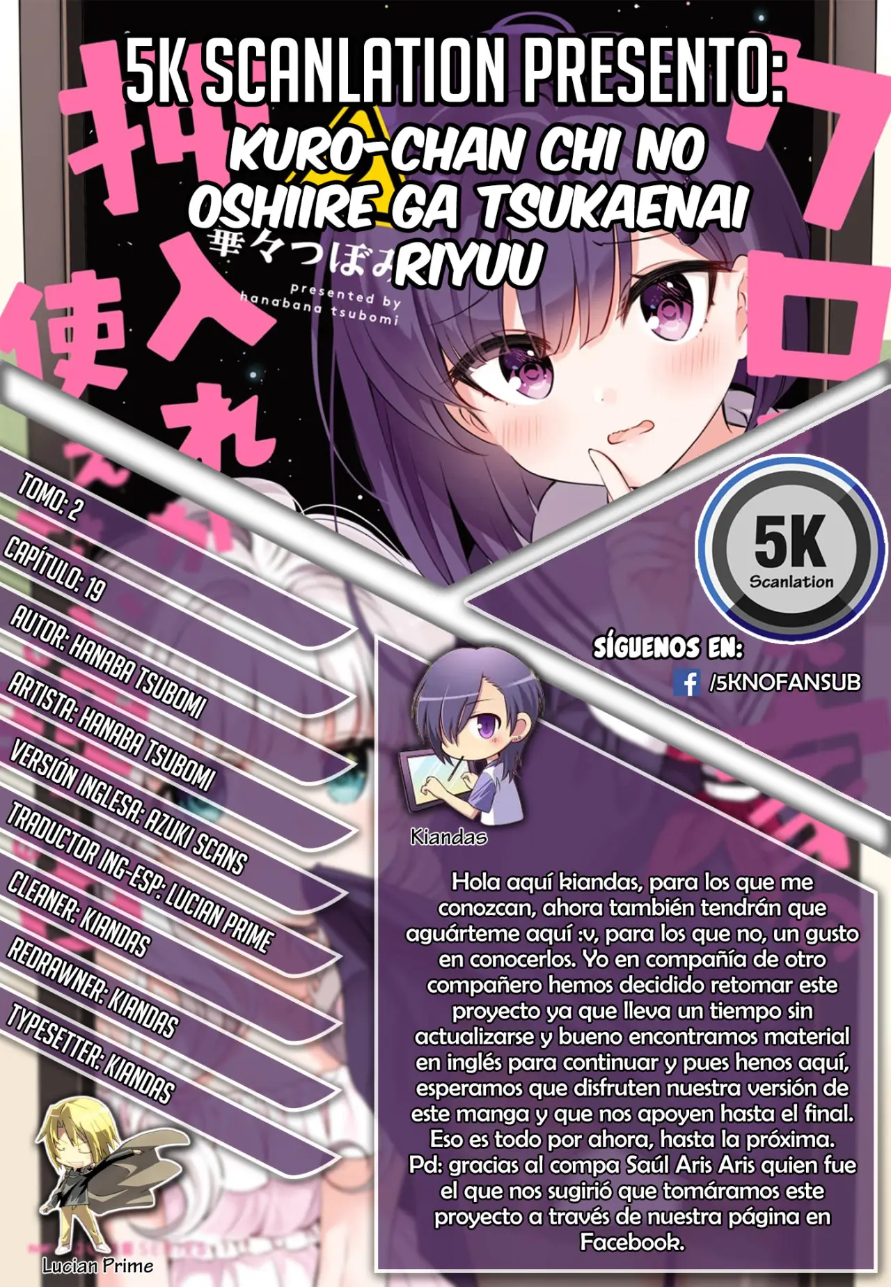 Kuro-chan Chi no Oshiire ga Tsukaenai Riyuu (2015) - Capítulo 19 - Página 11 - LectorTMOo