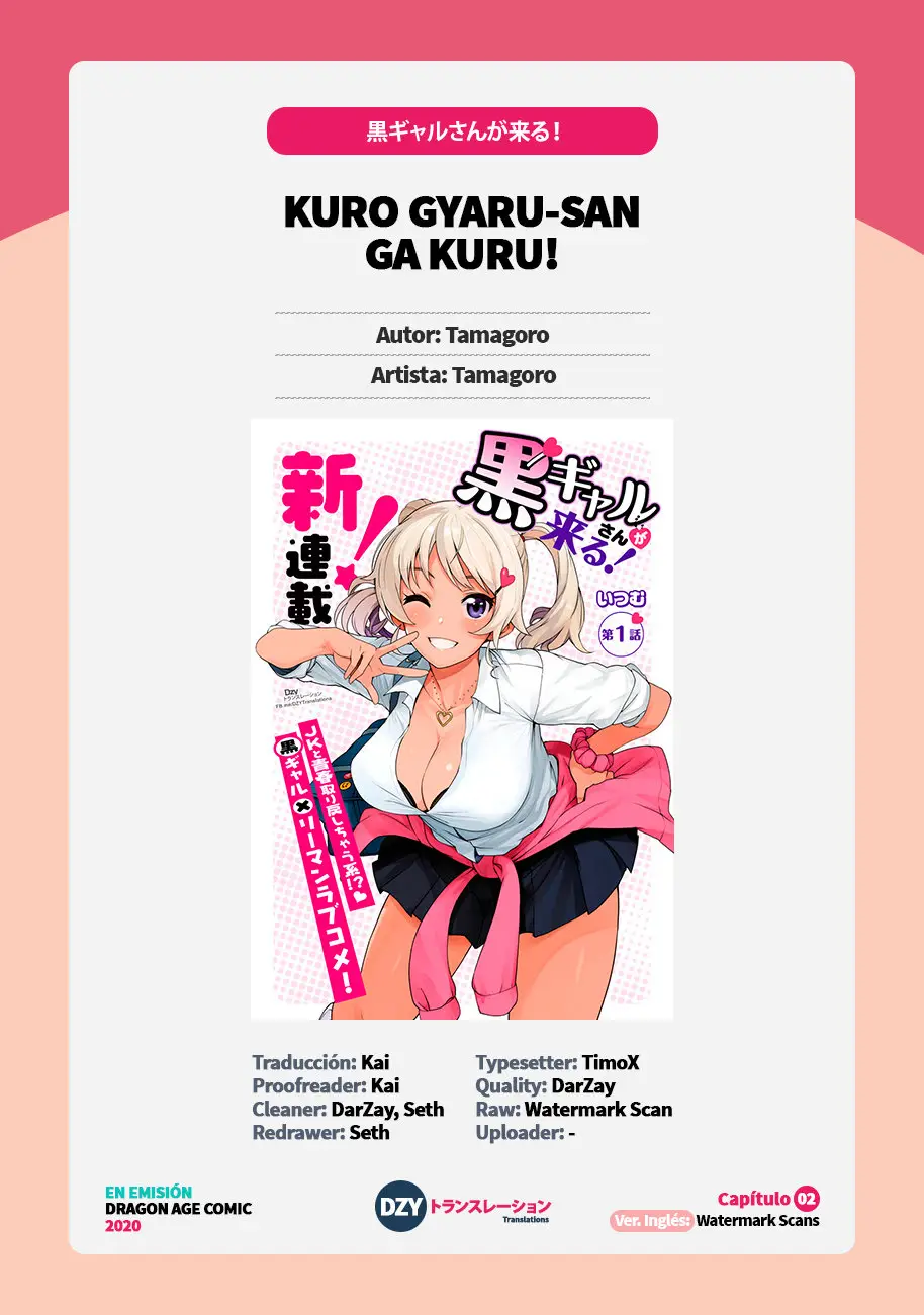 Kuro Gyaru-san ga Kuru! - Capítulo 2 - Página 1 - LectorTMOo