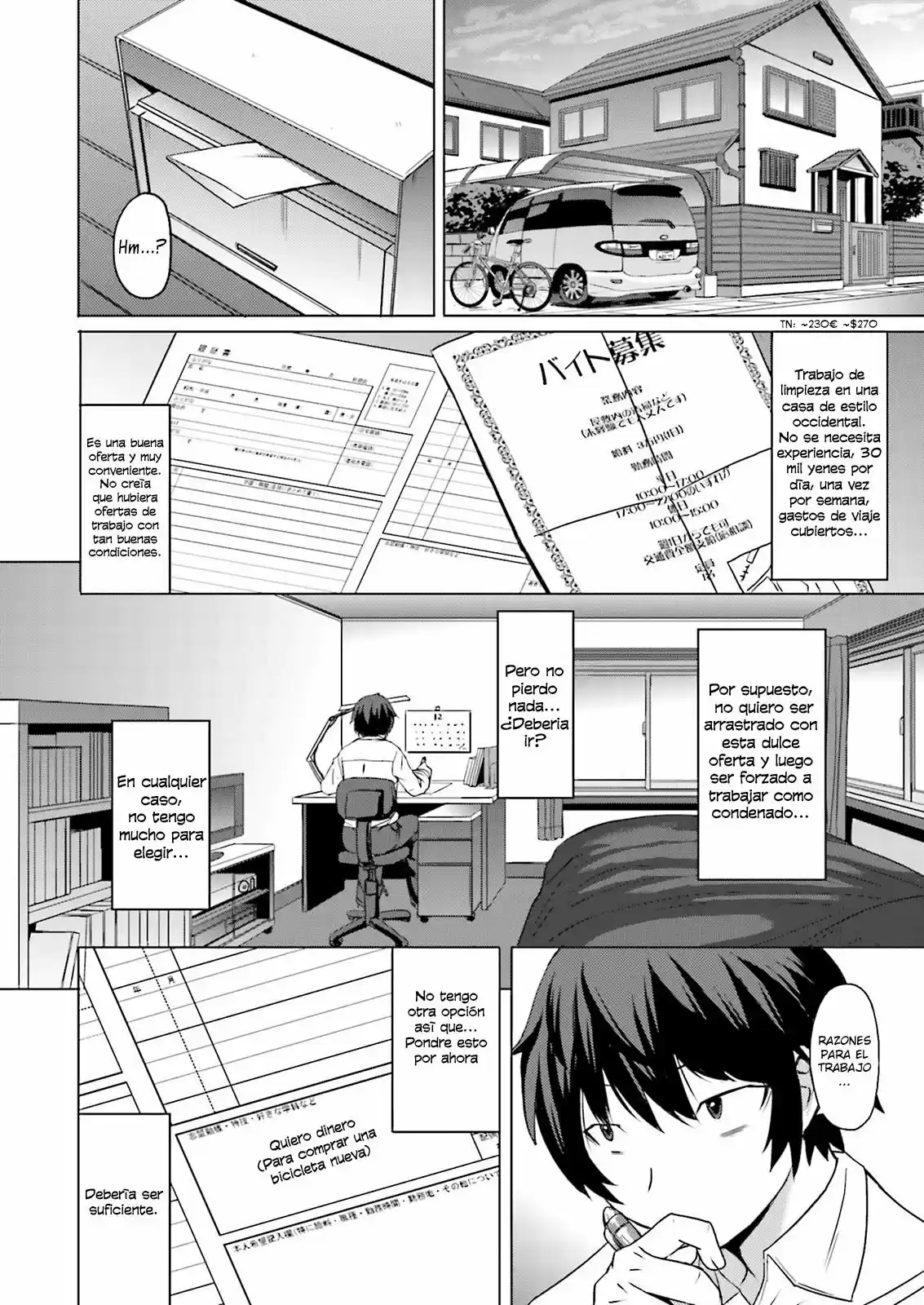 Kuro-senpai to Kuroyashiki no Yami ni Mayowanai (2015) - Capítulo 1 - Página 8 - LectorTMOo