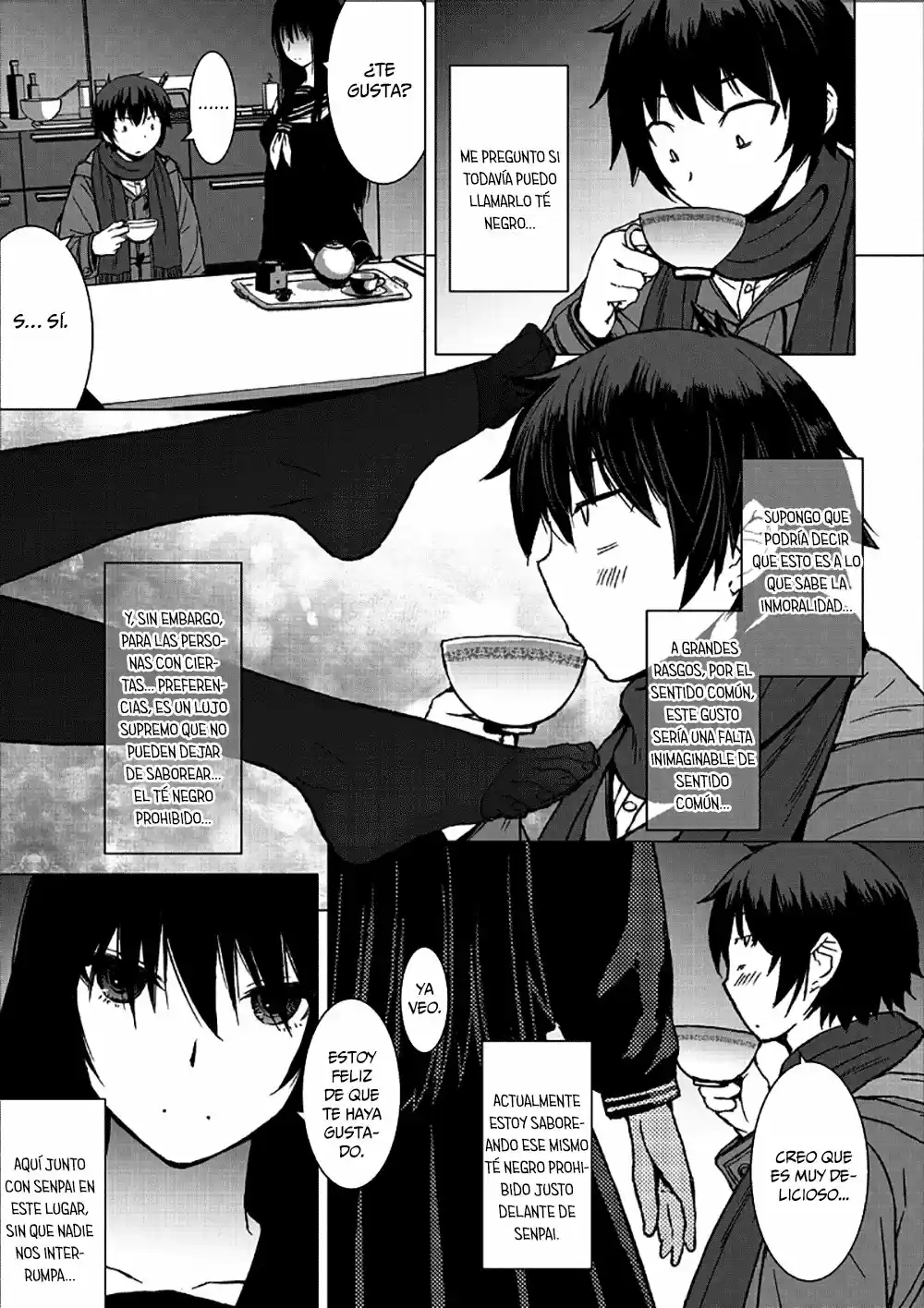 Kuro-senpai to Kuroyashiki no Yami ni Mayowanai (2015) - Capítulo 12 - Página 6 - LectorTMOo