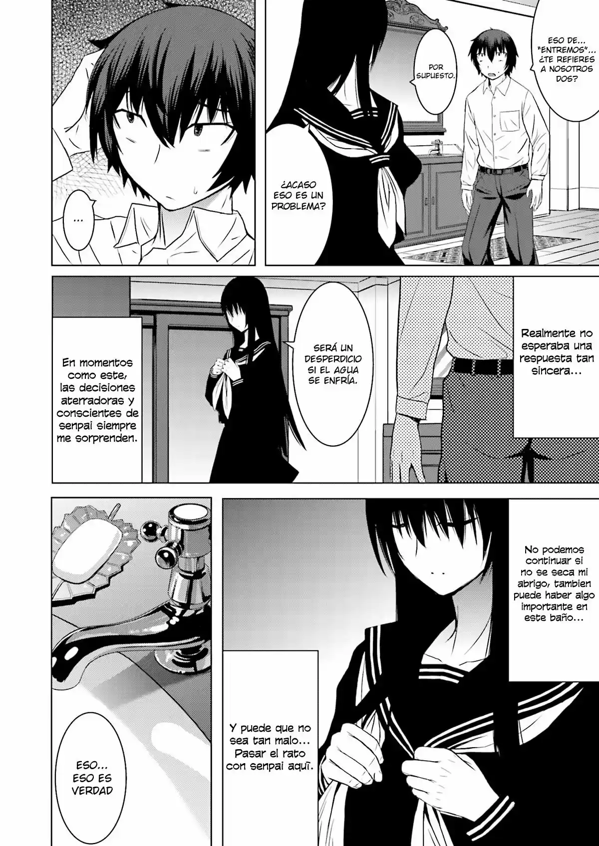 Kuro-senpai to Kuroyashiki no Yami ni Mayowanai (2015) - Capítulo 3 - Página 9 - LectorTMOo
