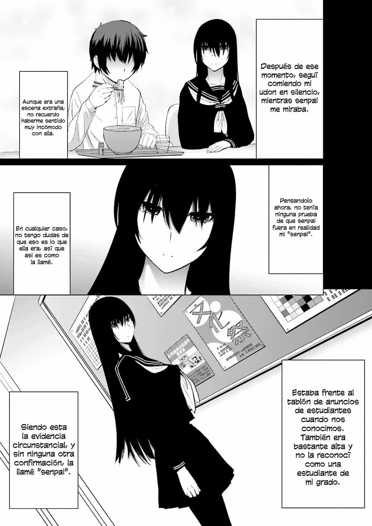 Kuro-senpai to Kuroyashiki no Yami ni Mayowanai (2015) - Capítulo 4 - Página 8 - LectorTMOo