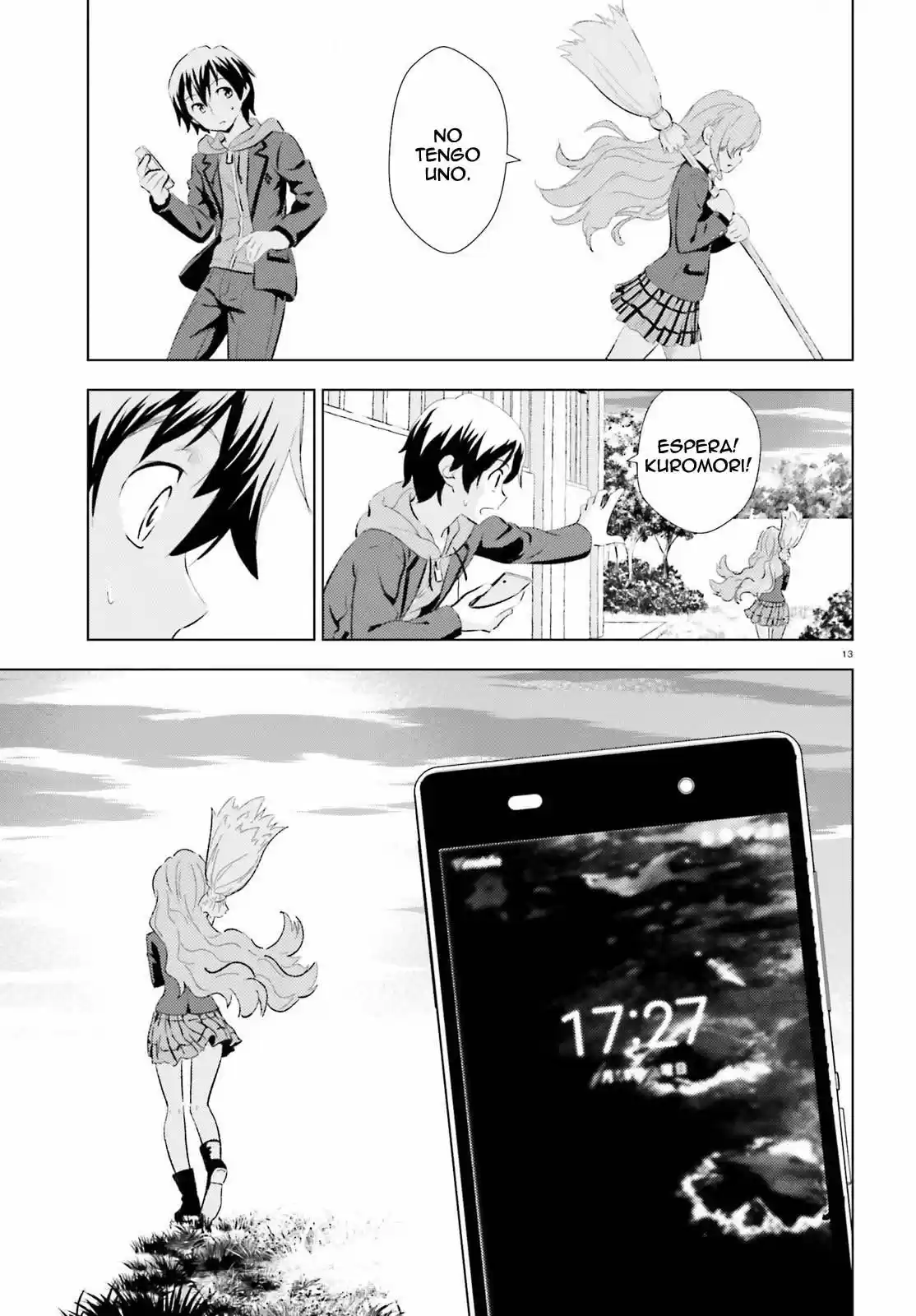 Kuromori-san wa Smartphone ga Tsukaenai (2017) - Capítulo 1 - Página 13 - LectorTMOo