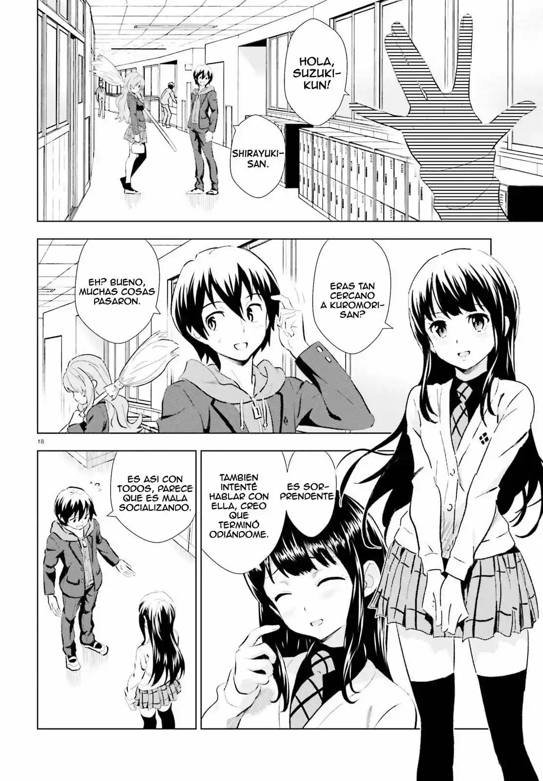 Kuromori-san wa Smartphone ga Tsukaenai (2017) - Capítulo 1 - Página 18 - LectorTMOo