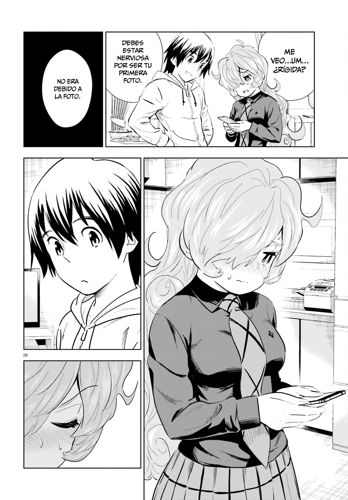 Kuromori-san wa Smartphone ga Tsukaenai (2017) - Capítulo 10 - Página 28 - LectorTMOo