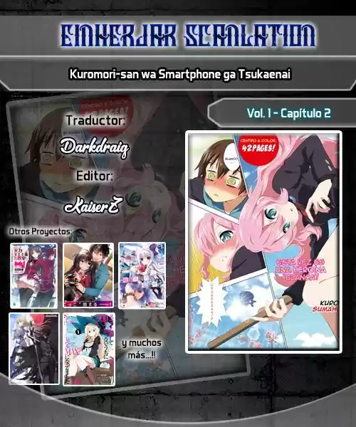 Kuromori-san wa Smartphone ga Tsukaenai (2017) - Capítulo 2 - Página 1 - LectorTMOo