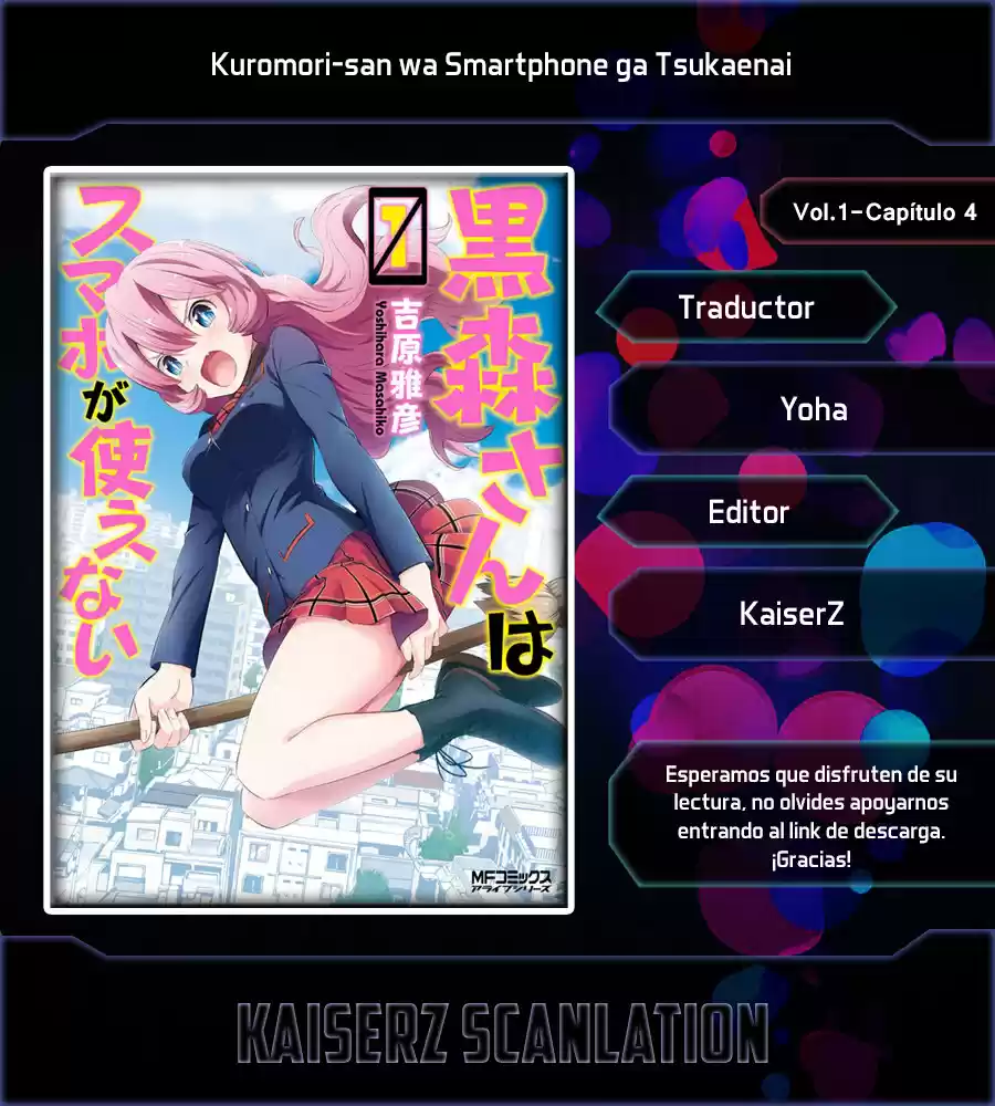 Kuromori-san wa Smartphone ga Tsukaenai (2017) - Capítulo 4 - Página 1 - LectorTMOo