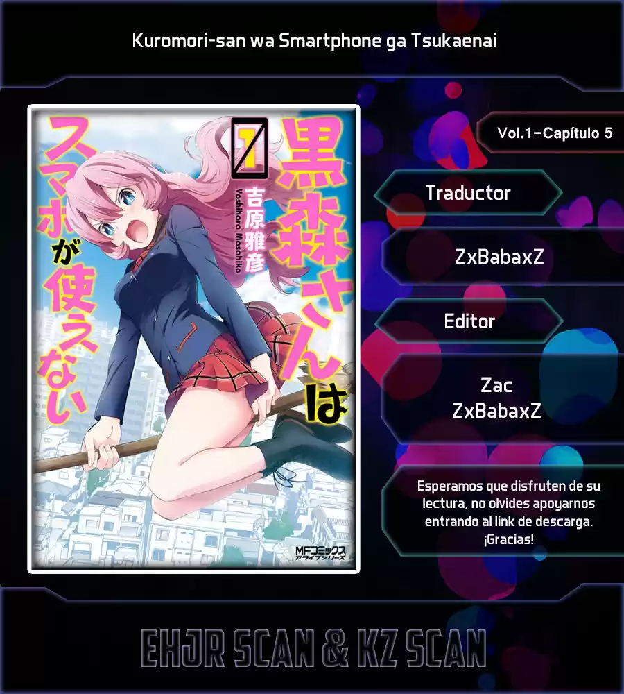 Kuromori-san wa Smartphone ga Tsukaenai (2017) - Capítulo 5 - Página 1 - LectorTMOo