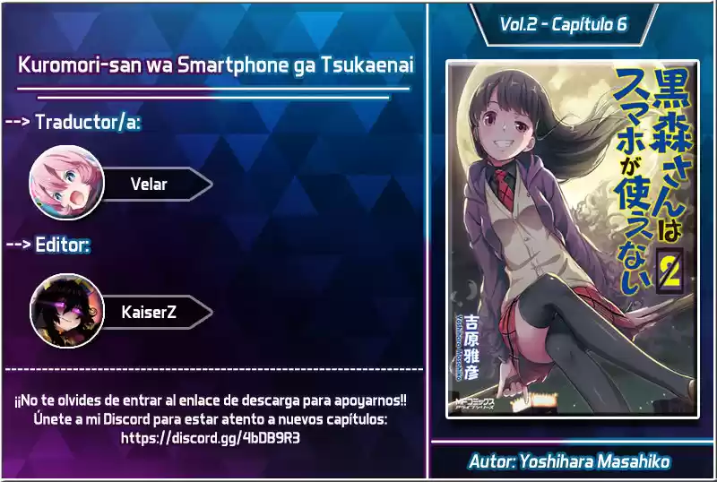 Kuromori-san wa Smartphone ga Tsukaenai (2017) - Capítulo 6 - Página 1 - LectorTMOo