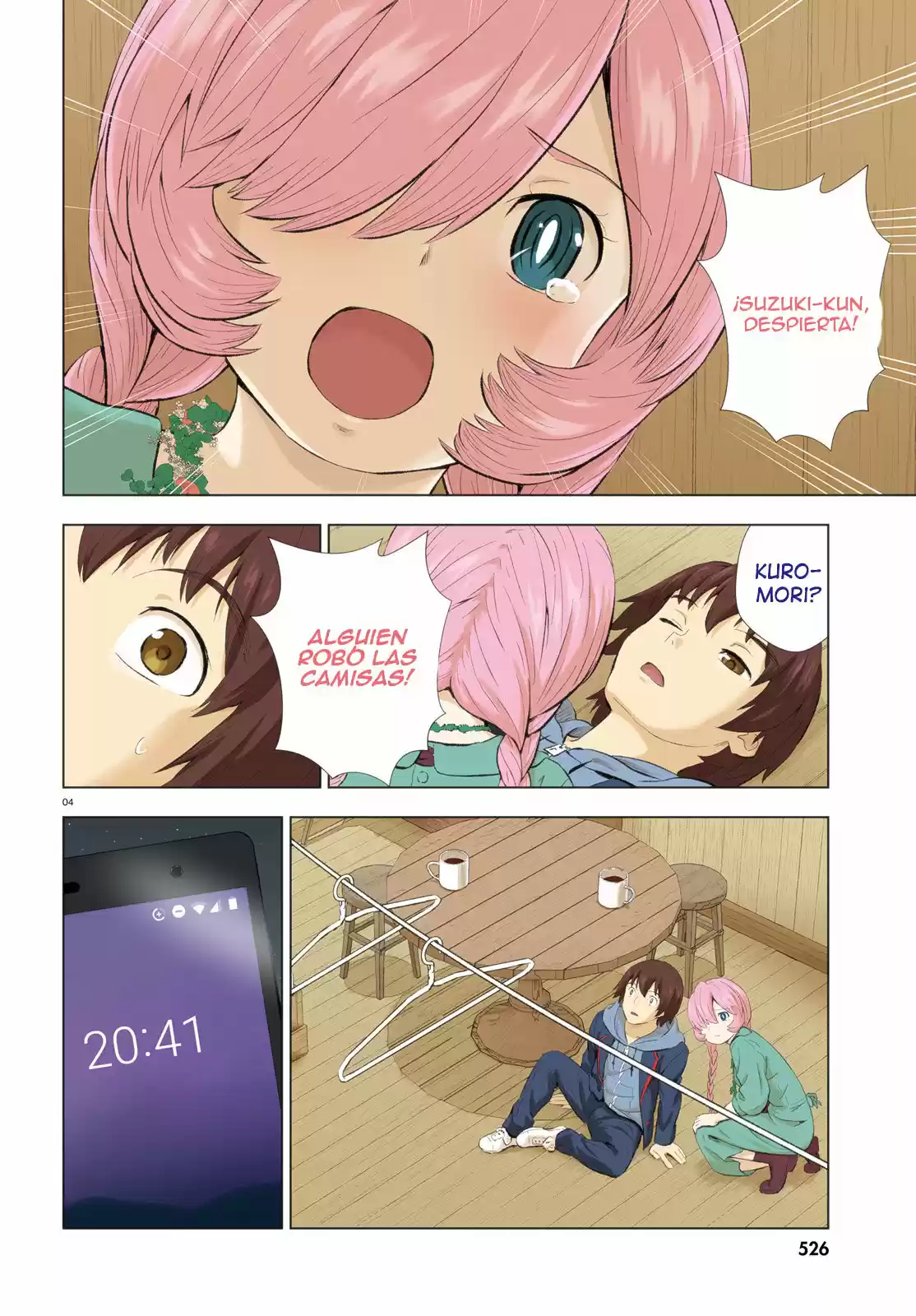 Kuromori-san wa Smartphone ga Tsukaenai (2017) - Capítulo 6 - Página 4 - LectorTMOo