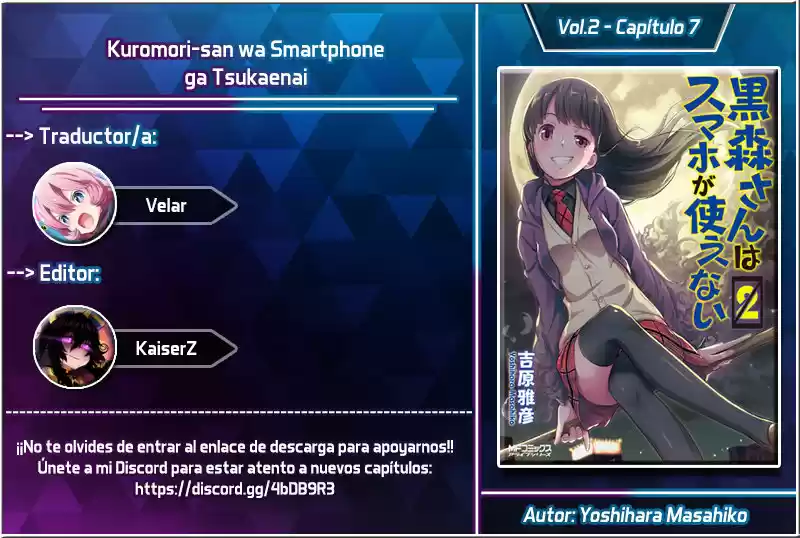 Kuromori-san wa Smartphone ga Tsukaenai (2017) - Capítulo 7 - Página 1 - LectorTMOo