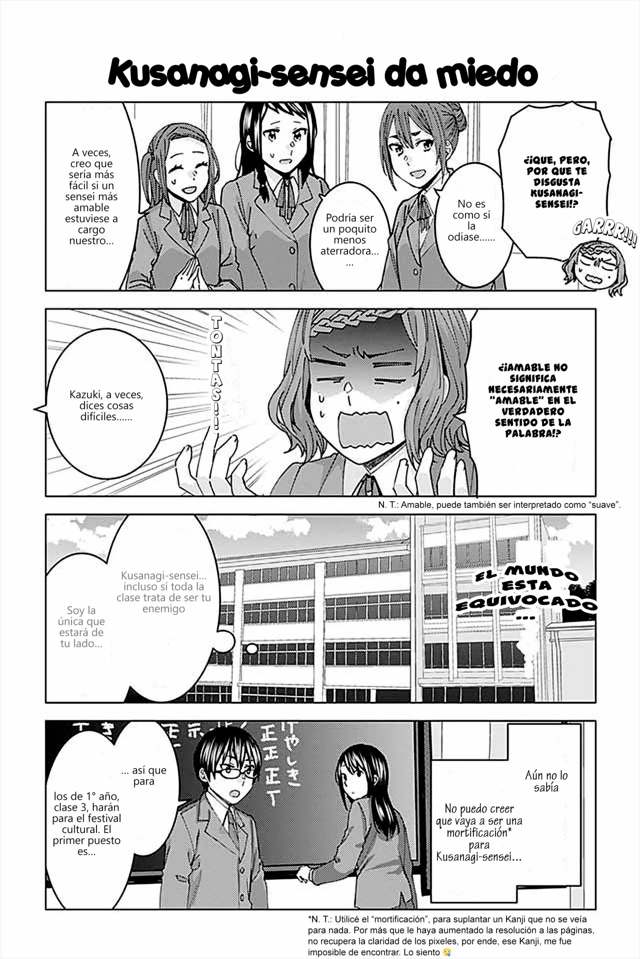 Kusanagi-sensei Is Being Tested (2017) - Capítulo 20 - Página 4 - LectorTMOo