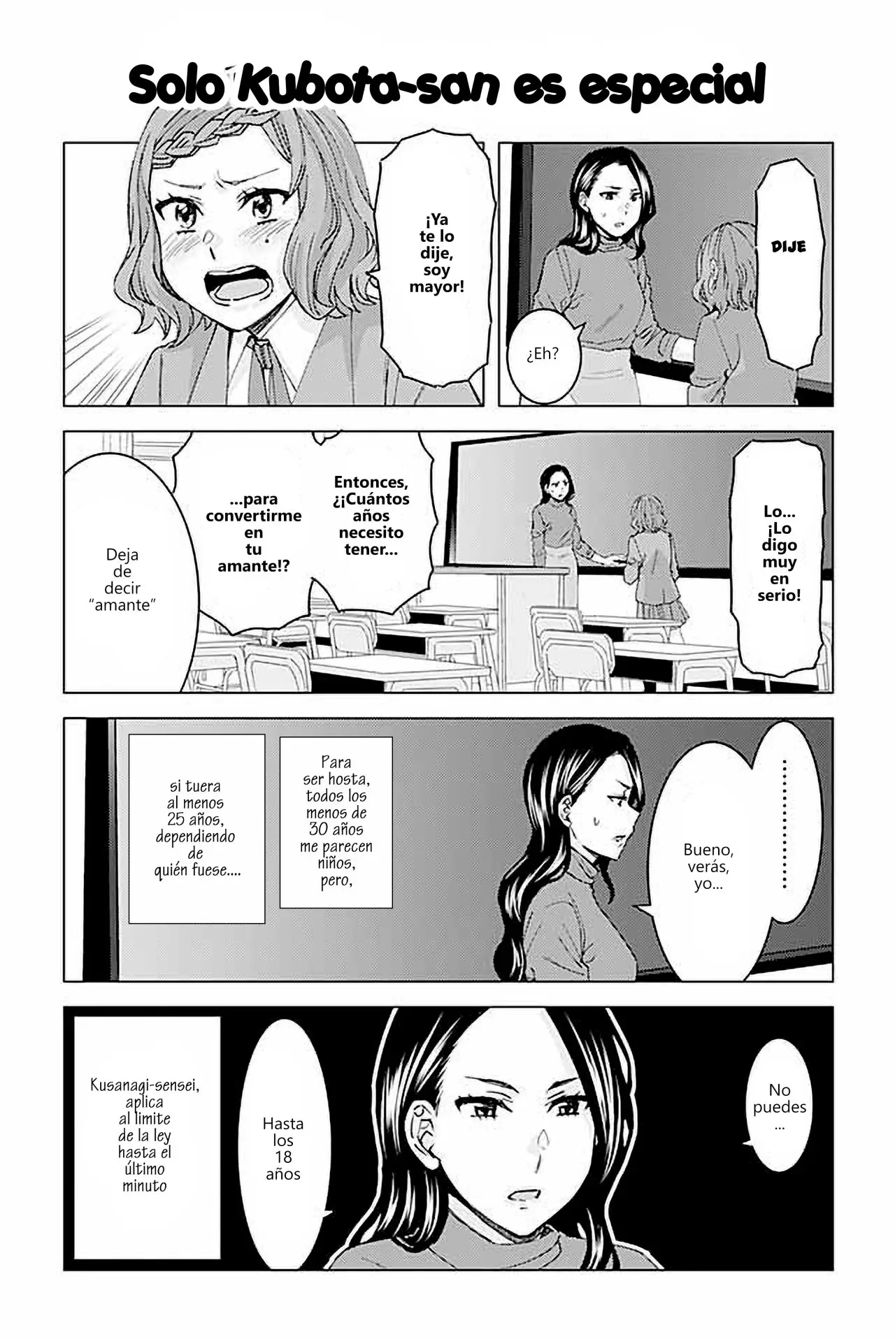 Kusanagi-sensei Is Being Tested (2017) - Capítulo 23 - Página 4 - LectorTMOo
