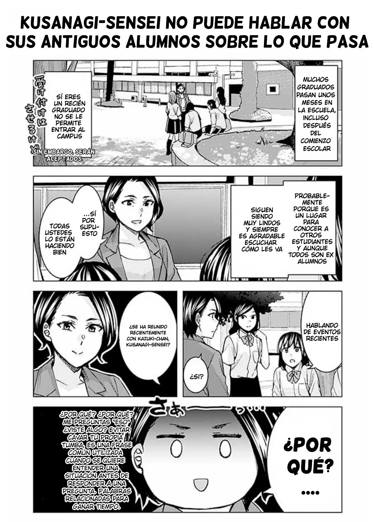 Kusanagi-sensei Is Being Tested (2017) - Capítulo 30 - Página 7 - LectorTMOo