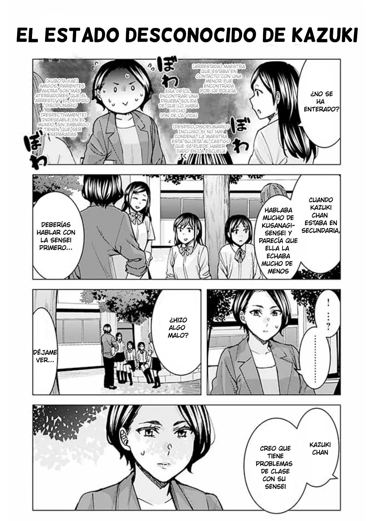 Kusanagi-sensei Is Being Tested (2017) - Capítulo 30 - Página 8 - LectorTMOo