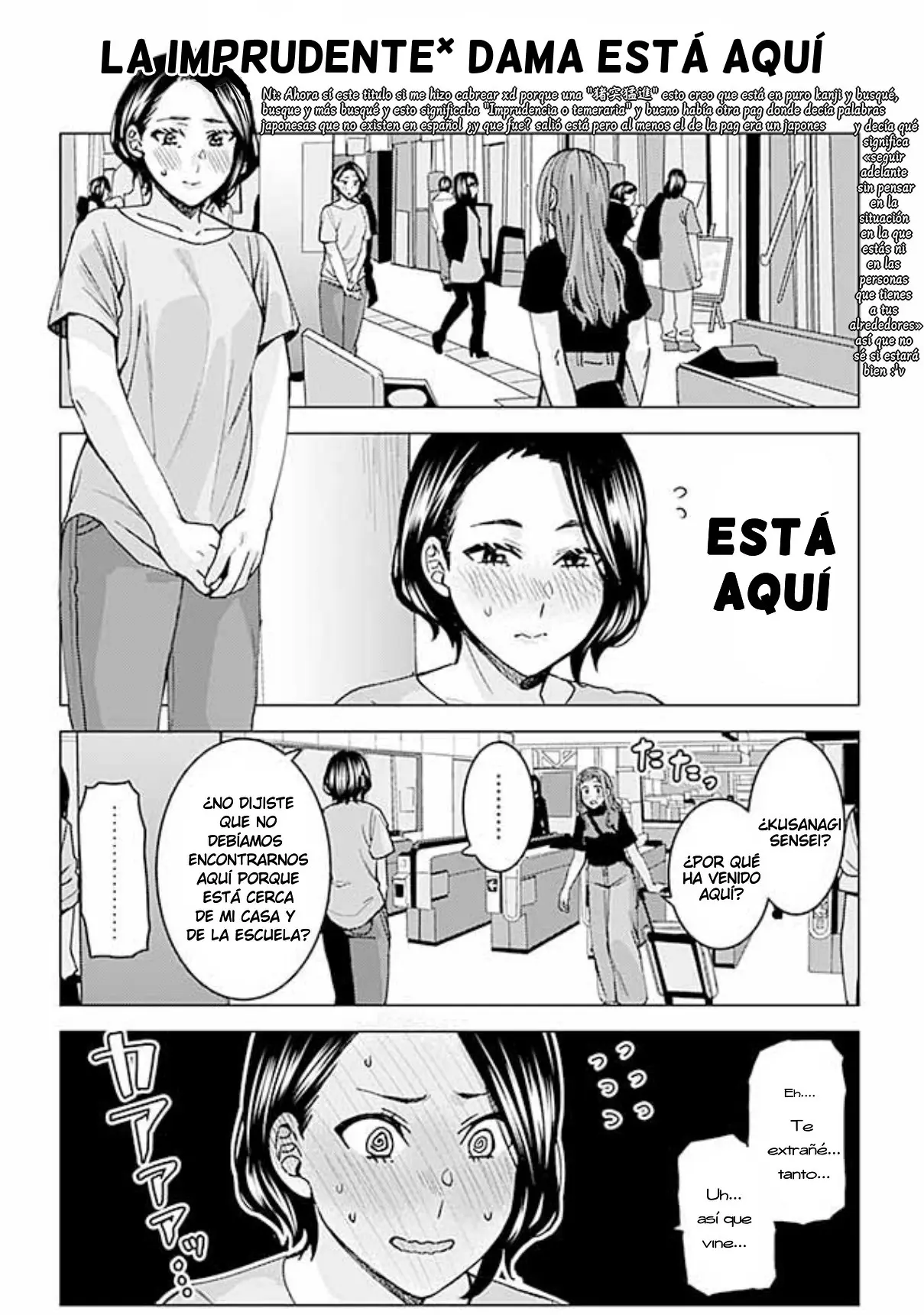 Kusanagi-sensei Is Being Tested (2017) - Capítulo 34 - Página 5 - LectorTMOo