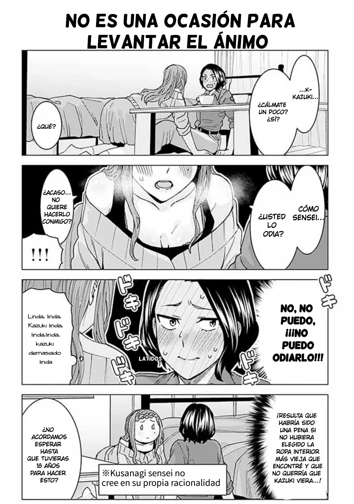 Kusanagi-sensei Is Being Tested (2017) - Capítulo 35 - Página 8 - LectorTMOo