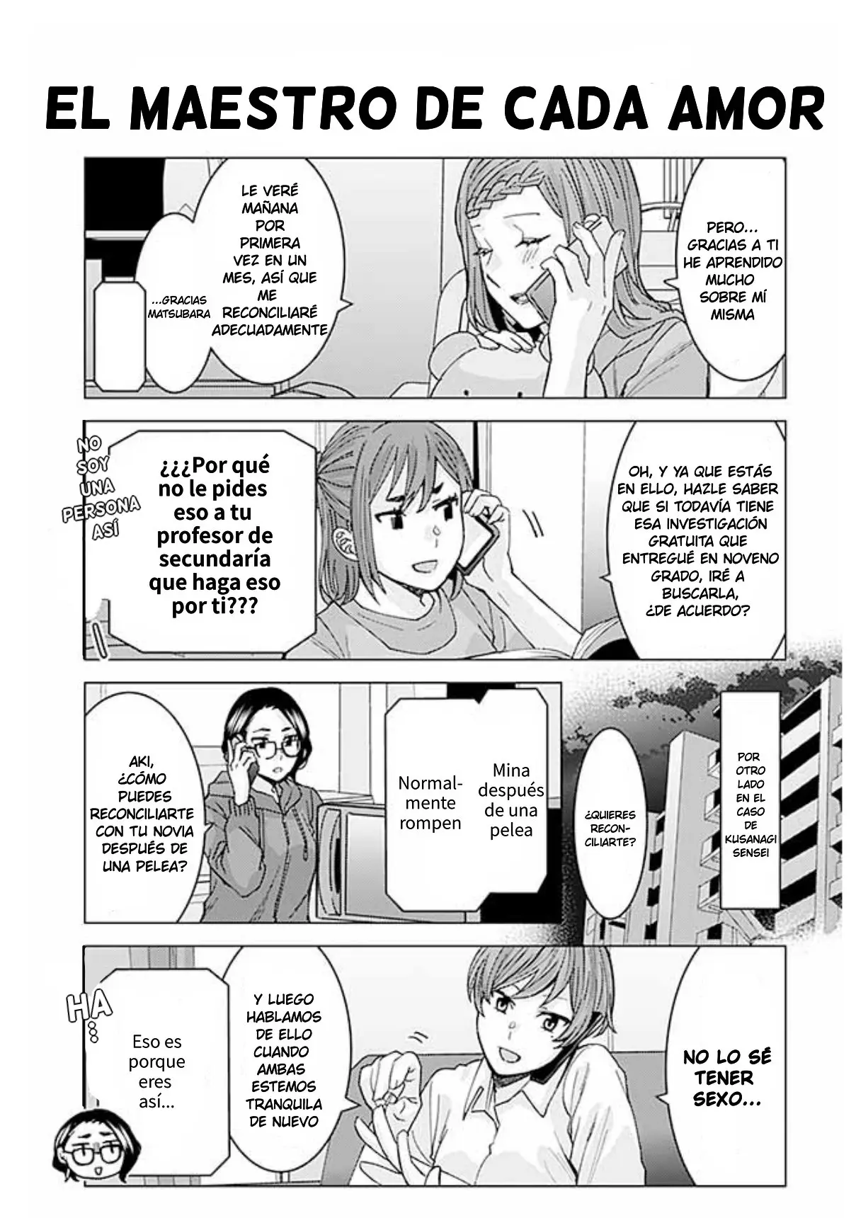 Kusanagi-sensei Is Being Tested (2017) - Capítulo 37 - Página 5 - LectorTMOo