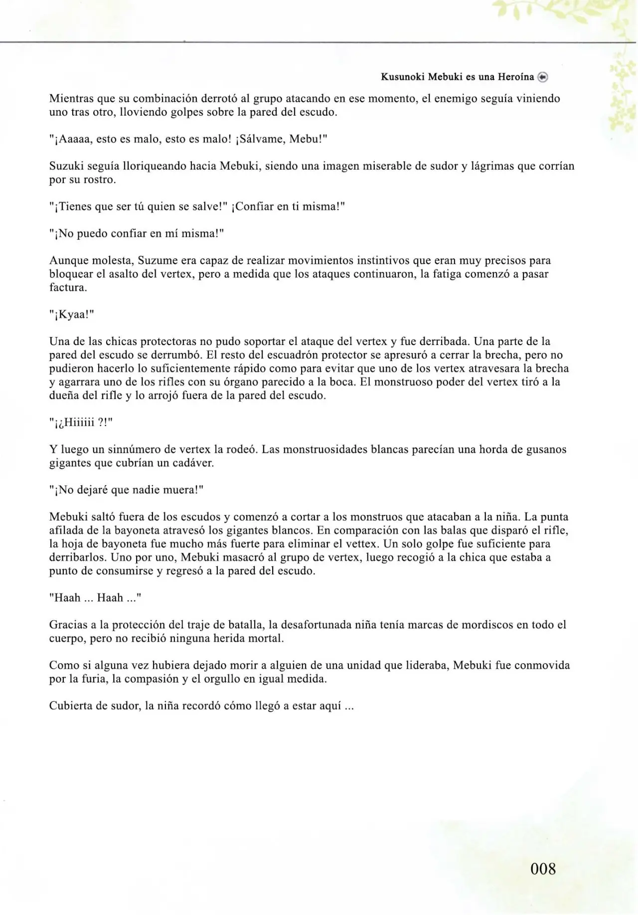 Kusunoki Mebuki wa Yuusha de Aru (Novela) - Capítulo 1 - Página 7 - LectorTMOo