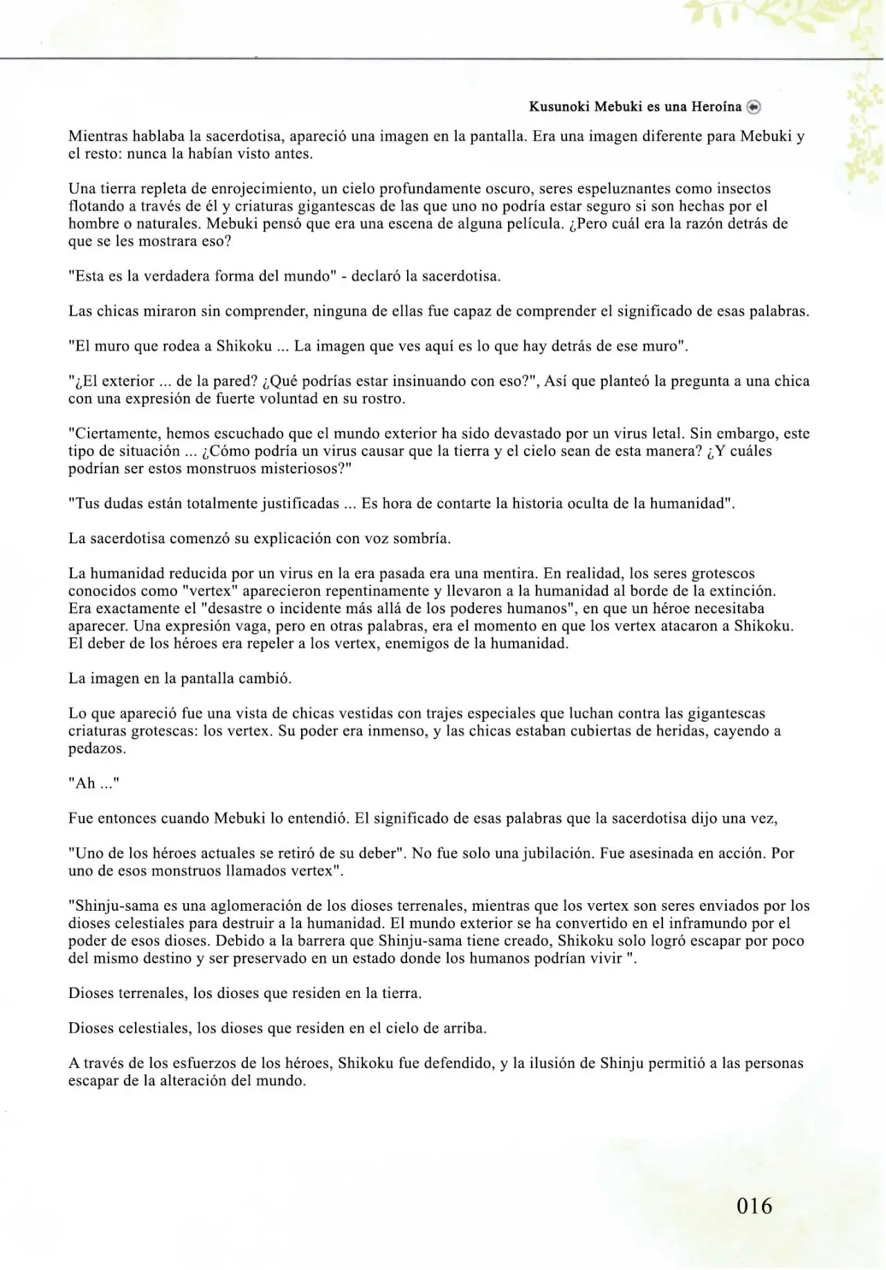 Kusunoki Mebuki wa Yuusha de Aru (Novela) - Capítulo 1 - Página 15 - LectorTMOo