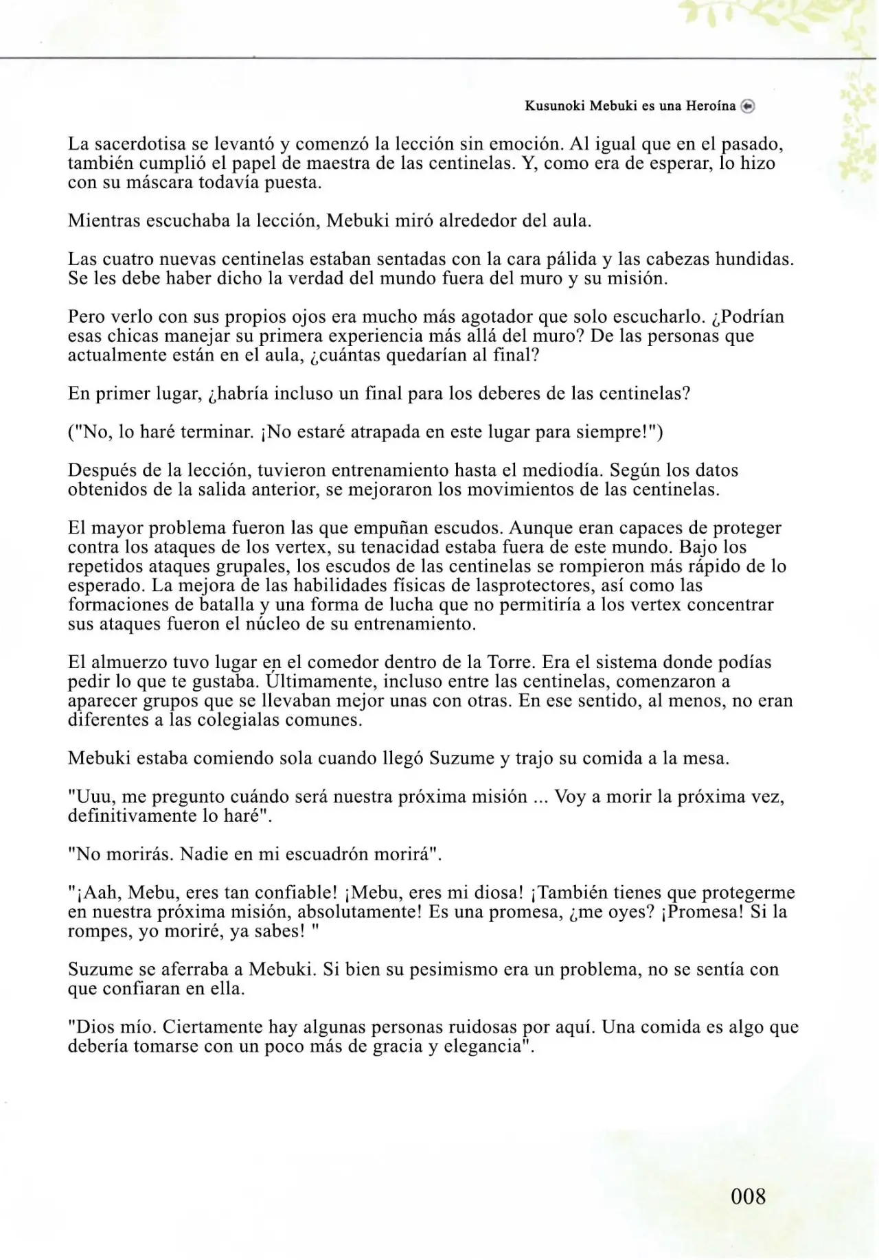 Kusunoki Mebuki wa Yuusha de Aru (Novela) - Capítulo 2 - Página 7 - LectorTMOo