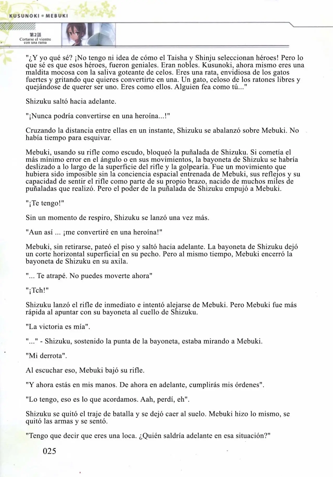 Kusunoki Mebuki wa Yuusha de Aru (Novela) - Capítulo 2 - Página 24 - LectorTMOo
