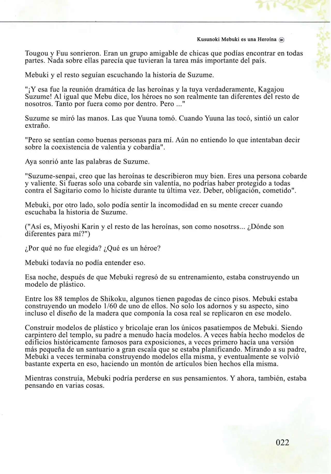 Kusunoki Mebuki wa Yuusha de Aru (Novela) - Capítulo 3 - Página 22 - LectorTMOo