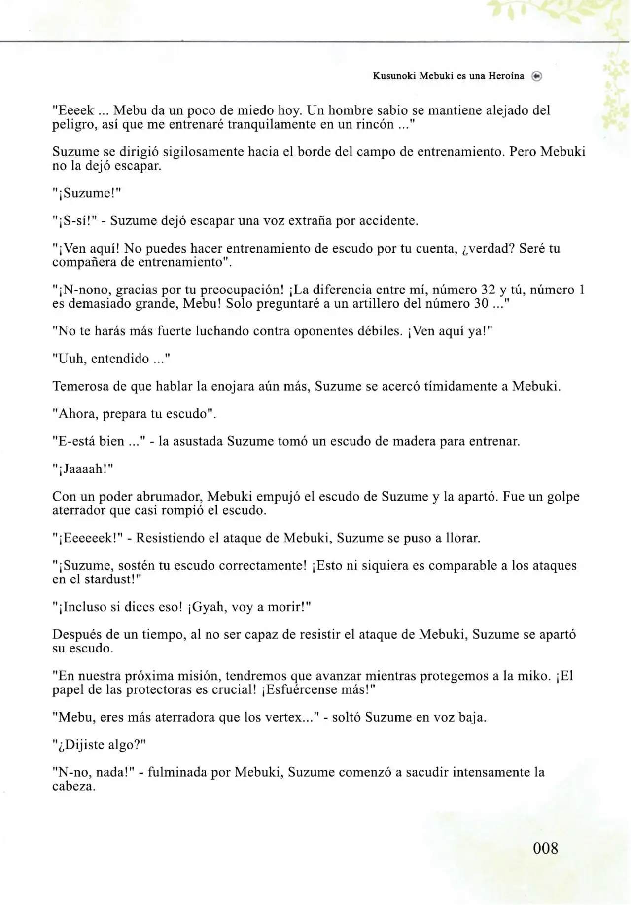 Kusunoki Mebuki wa Yuusha de Aru (Novela) - Capítulo 4 - Página 7 - LectorTMOo