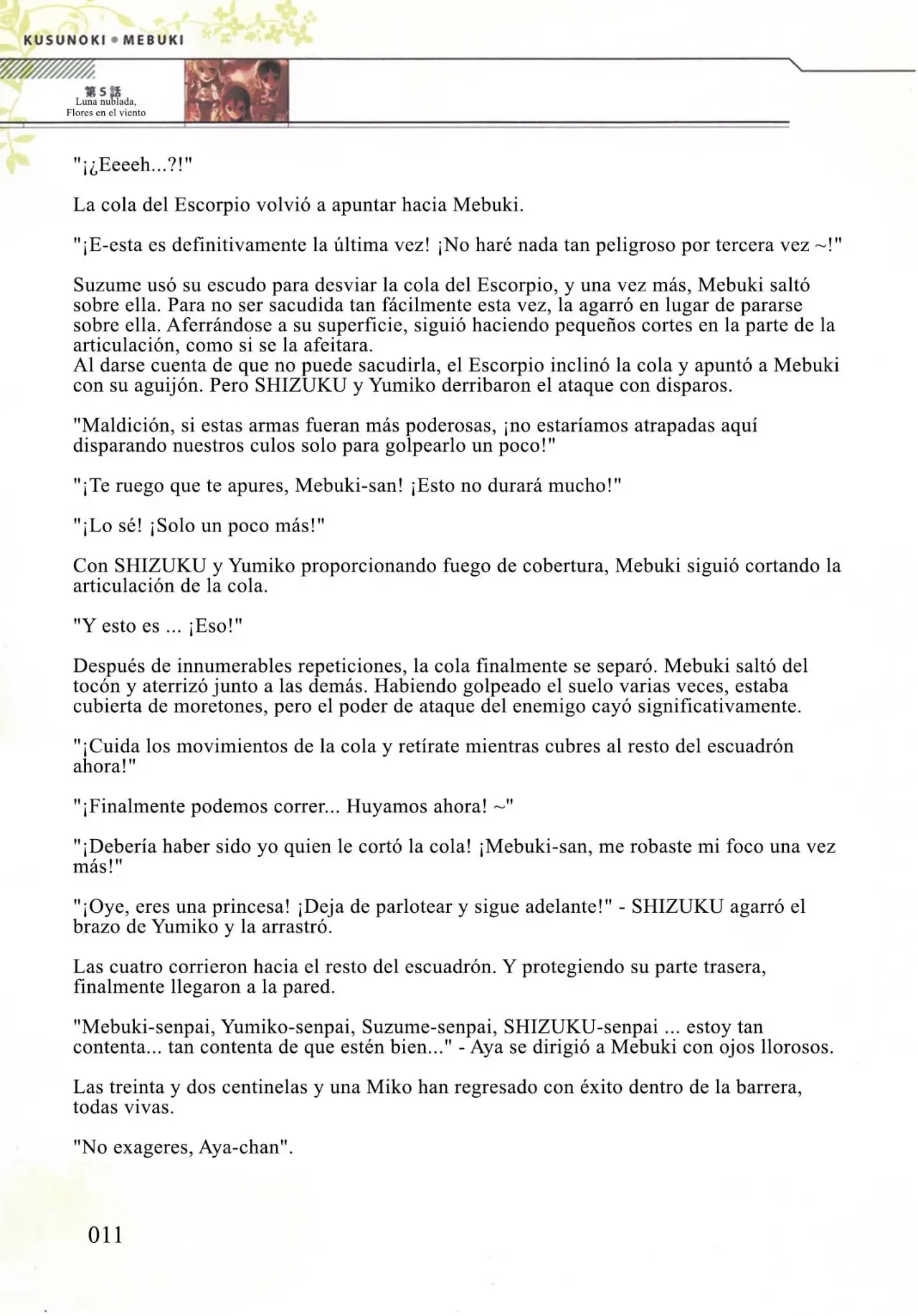 Kusunoki Mebuki wa Yuusha de Aru (Novela) - Capítulo 5 - Página 9 - LectorTMOo