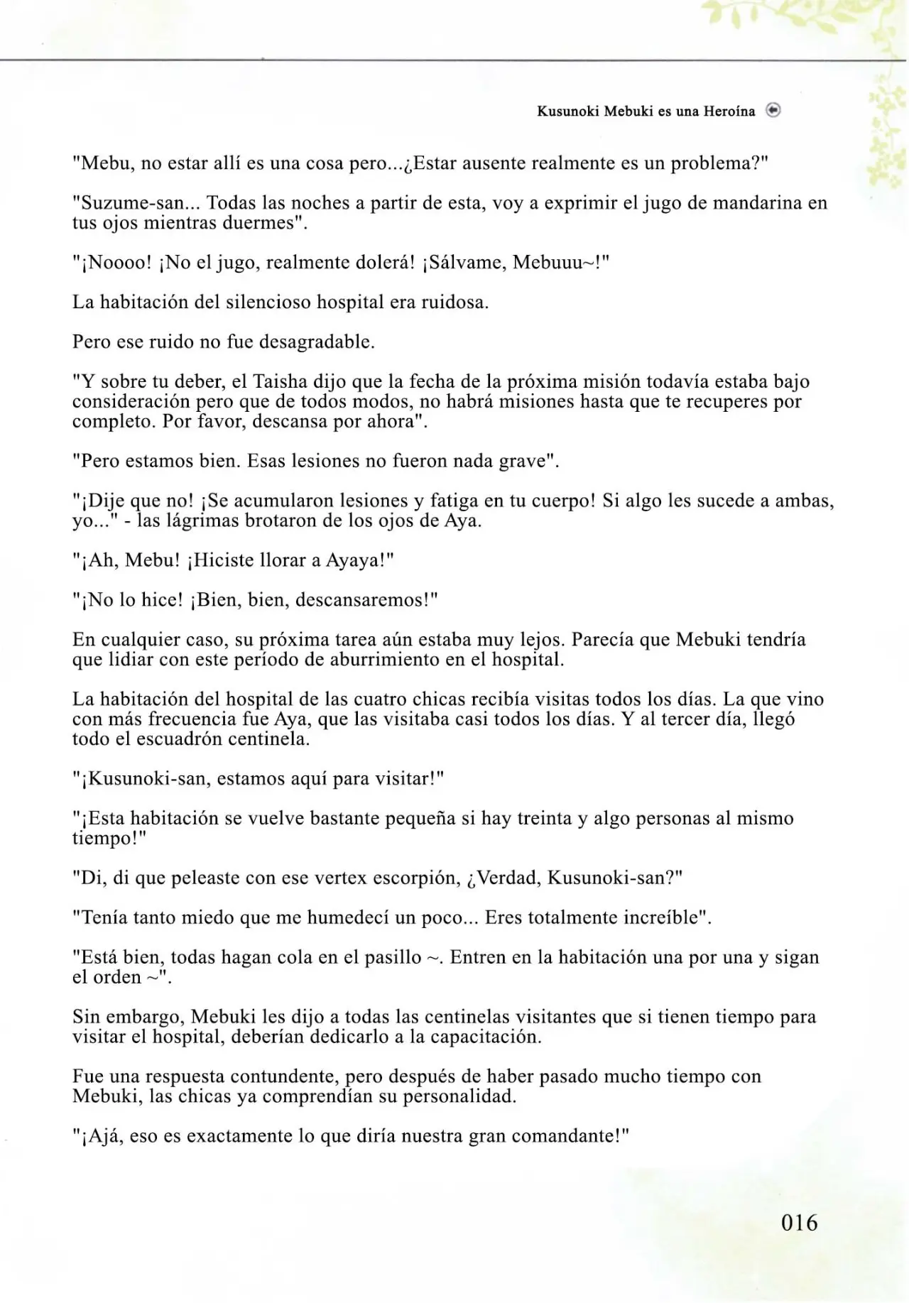 Kusunoki Mebuki wa Yuusha de Aru (Novela) - Capítulo 5 - Página 14 - LectorTMOo