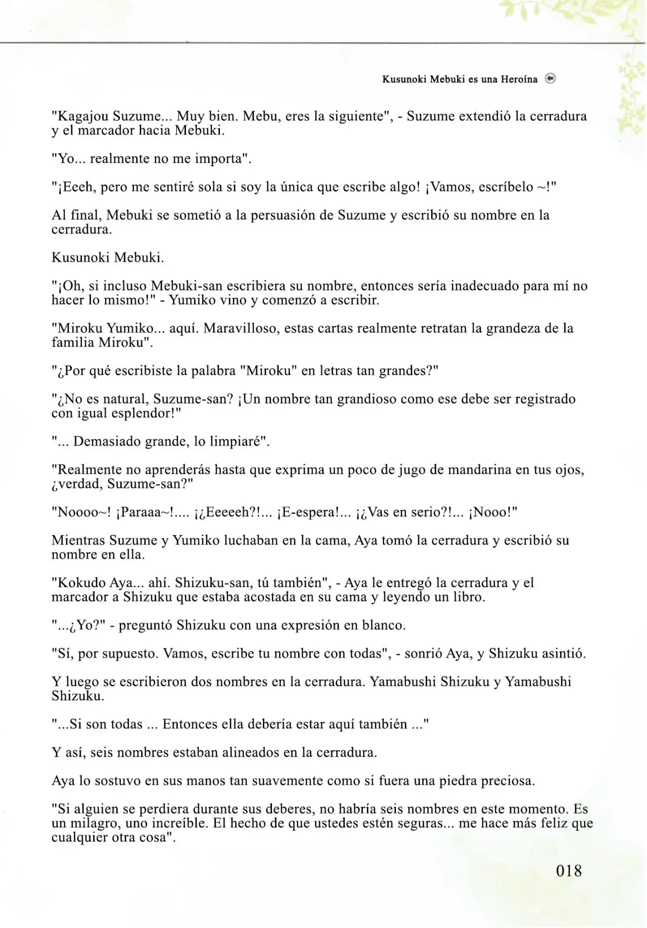 Kusunoki Mebuki wa Yuusha de Aru (Novela) - Capítulo 5 - Página 16 - LectorTMOo