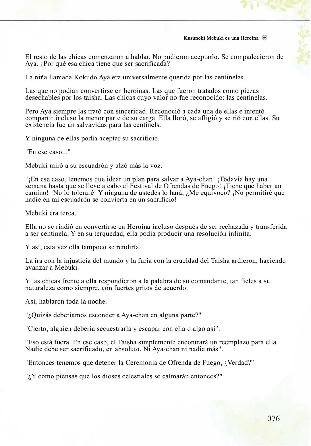 Kusunoki Mebuki wa Yuusha de Aru (Novela) - Capítulo 6 - Página 10 - LectorTMOo