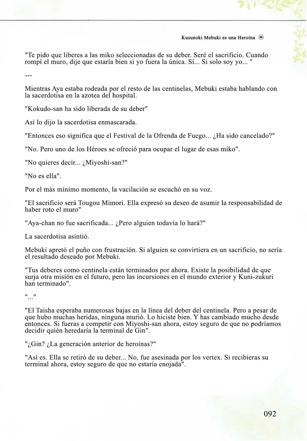 Kusunoki Mebuki wa Yuusha de Aru (Novela) - Capítulo 6 - Página 26 - LectorTMOo